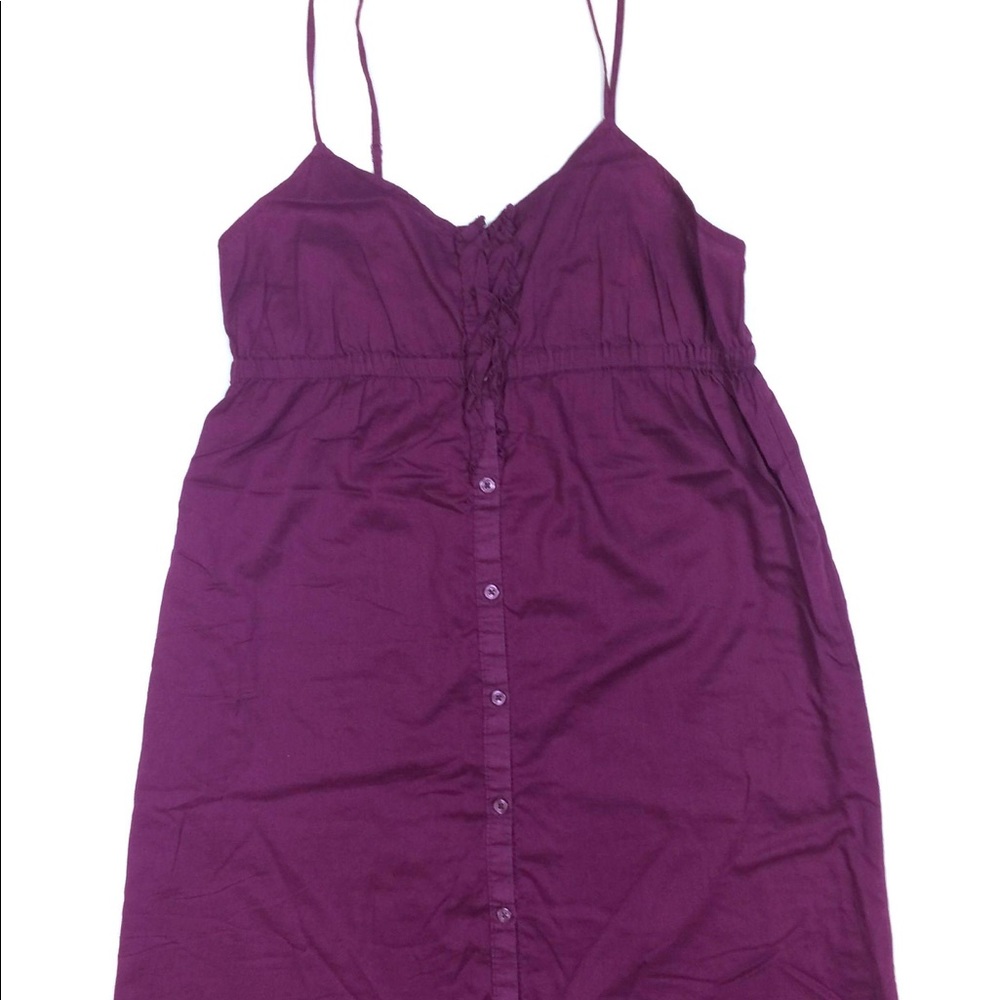 Old Navy Plum button up dress